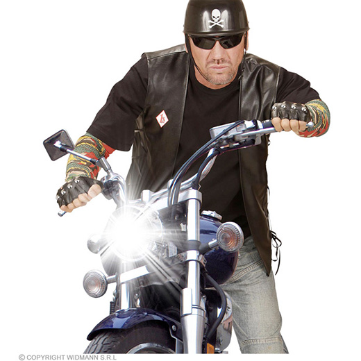 vingeloze handschoen met spijkers