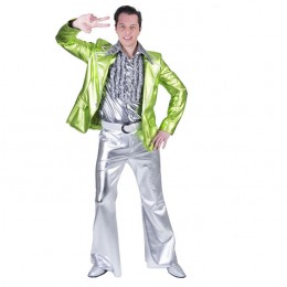 Disco Fever Broek Zilver heren