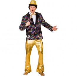 Broek Disco Goud 