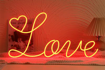 Neon ledlicht love