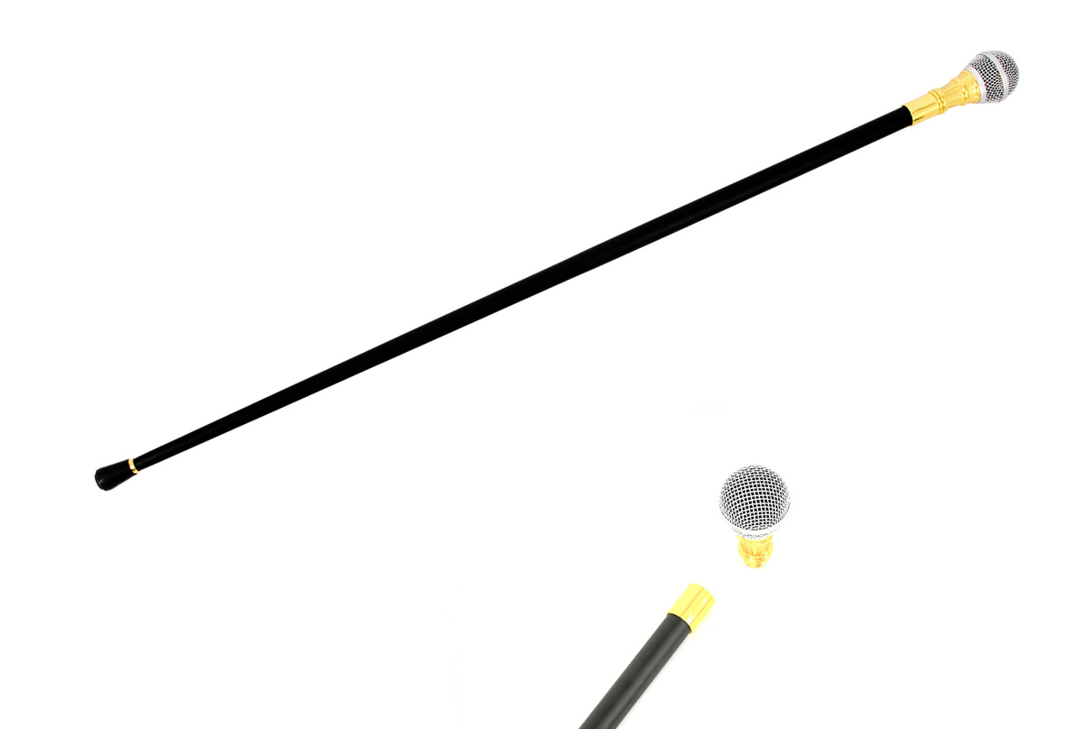 Wandelstok microfoon