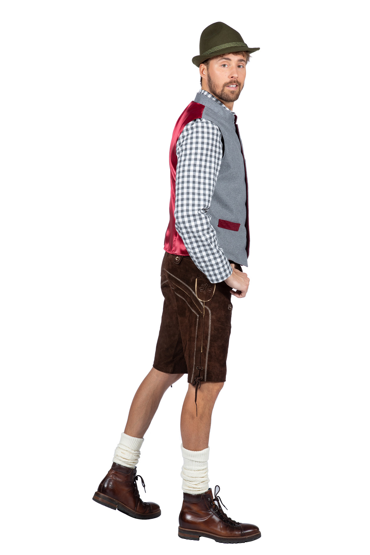 Oktoberfest vest grijs