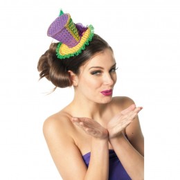 Mini hoed Mardi gras