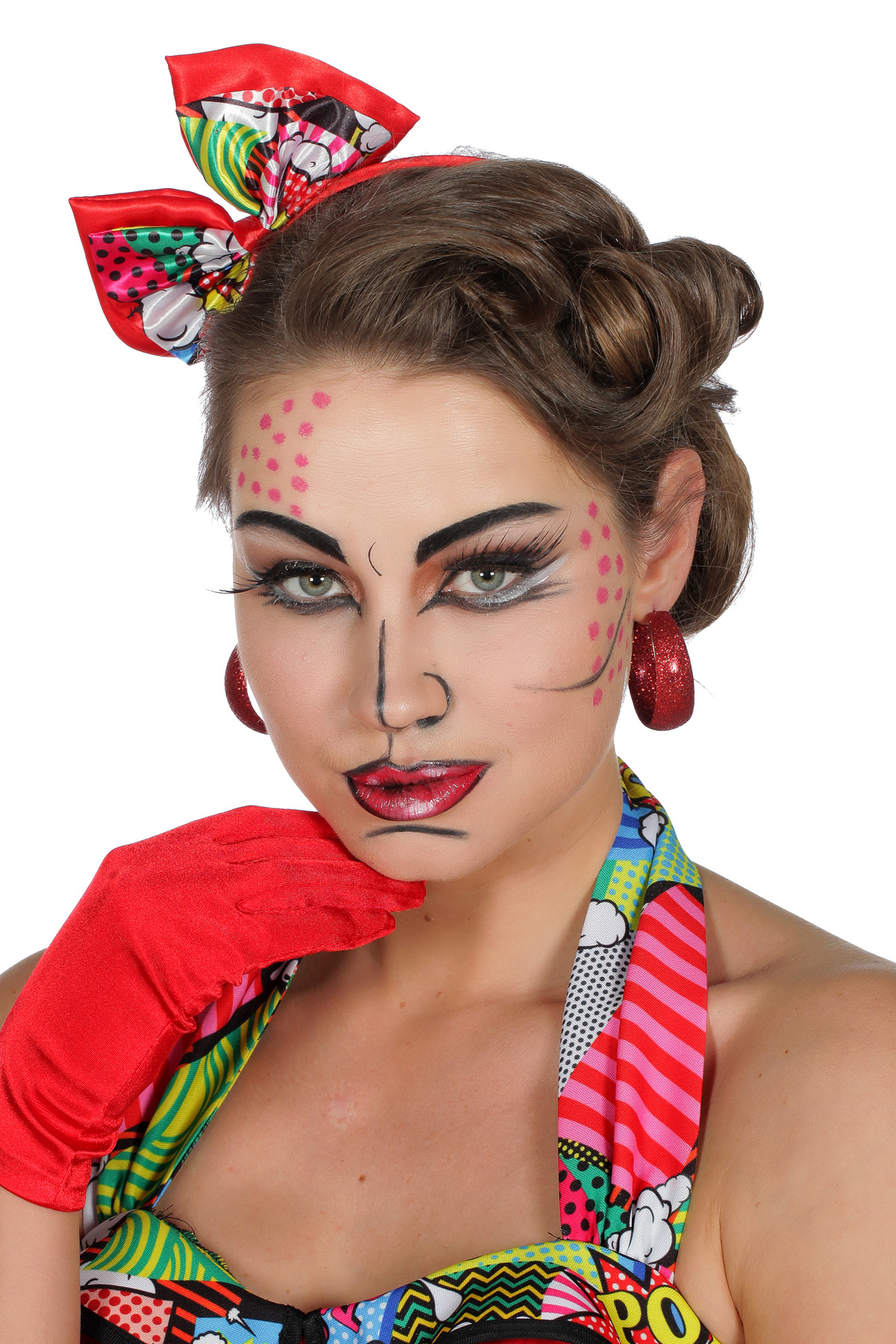 Diadeem strik Pop-Art