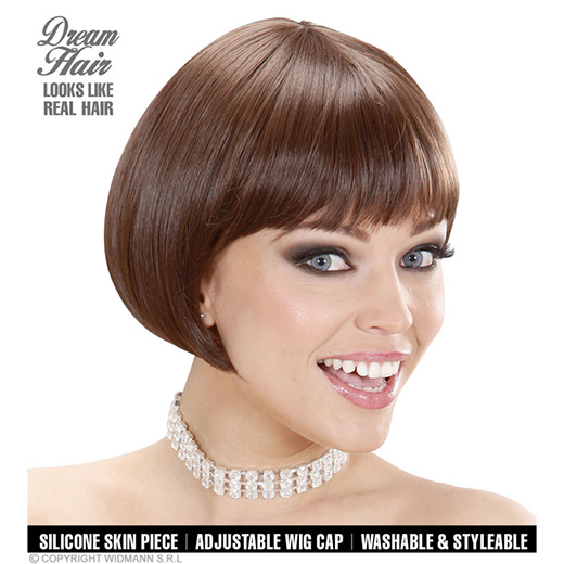 pruik droomhaar, valentina bruin