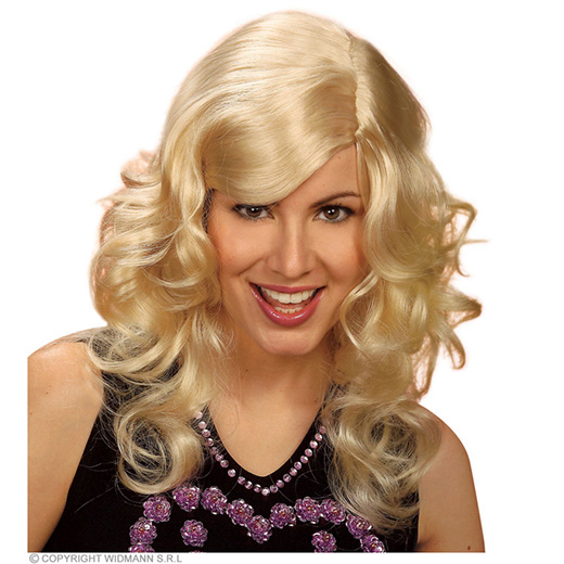 pruik, brandy blond