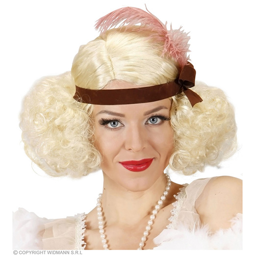 pruik burlesque blond