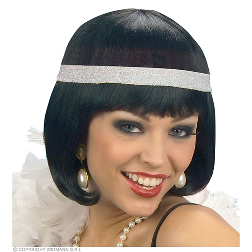 pruik, charleston, in doos