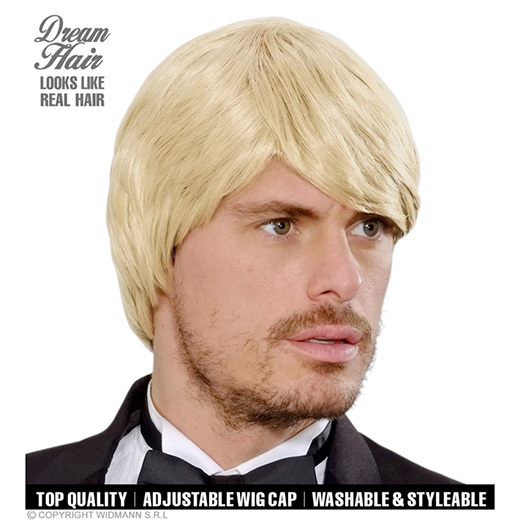 pruik droomhaar, simon blond