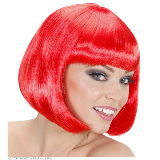 pruik, lovely rood