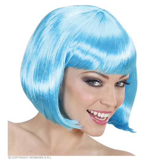 pruik, lovely azuur blauw