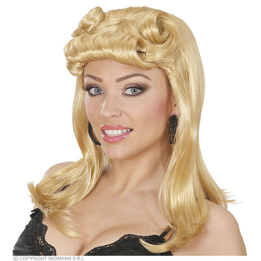 pruik pinup meisje, blond