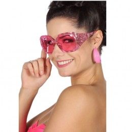 Bril glamour roze