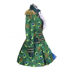 Carnavalsjasje luxe pauw lang 2025