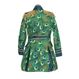 Carnavalsjasje luxe pauw lang 2025