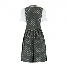 Dirndl jurkje 3-delig bosgroen 100% katoen