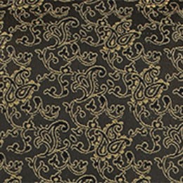 Dirndl 3-delig zwart/brons bloem motief