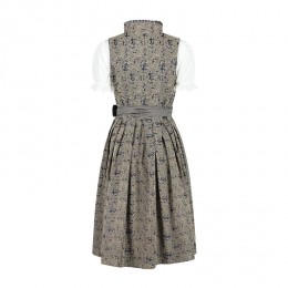 Landhaus Dirndl 3-delig taupe/donkerblauw