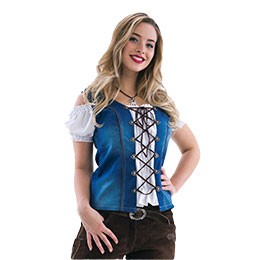 Dirndl-lijfje Jeans
