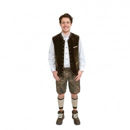 Trachtenvest Premium olijfgroen
