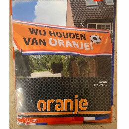 Banner Wij houden van oranje