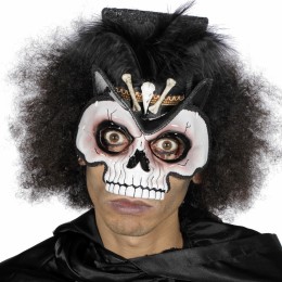 Masker voodoo met mini hoed