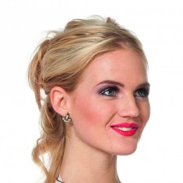 Oorbellen anker strass