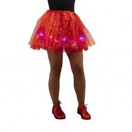 Tutu rood met lichtjes