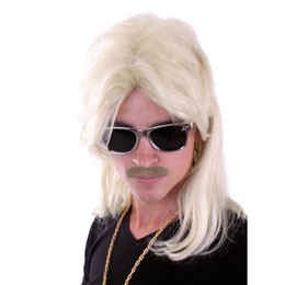 Pruik johnny blond
