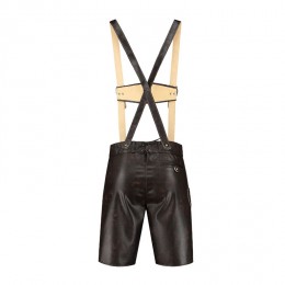 Lederhose bruin kort imitatie-leer