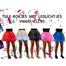 Tutu geel met lichtjes