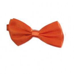 Vlinderstrikje satijn oranje