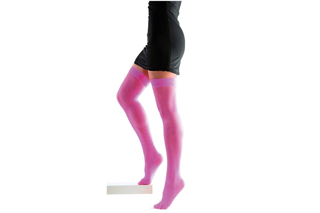 net pantykousen hold up roze