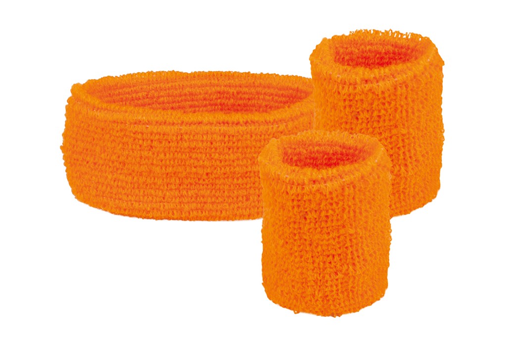 Zweetbandjes oranje