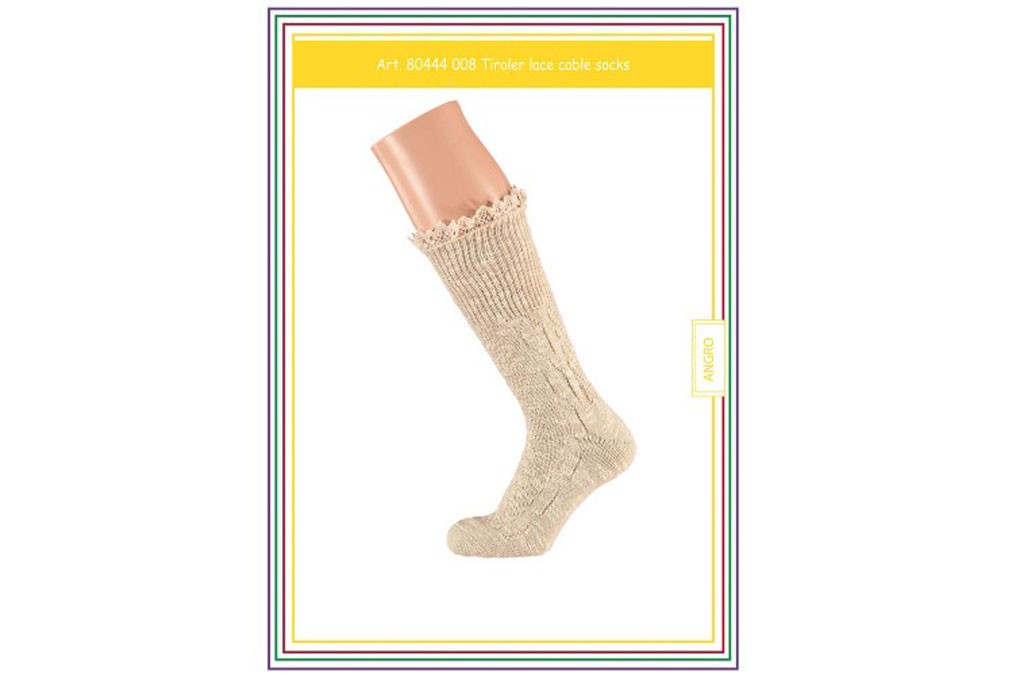 Tirolersokken met kant voor dames