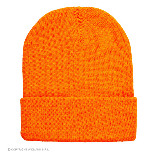 beanie neon oranje