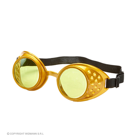 Bril, steampunk goud