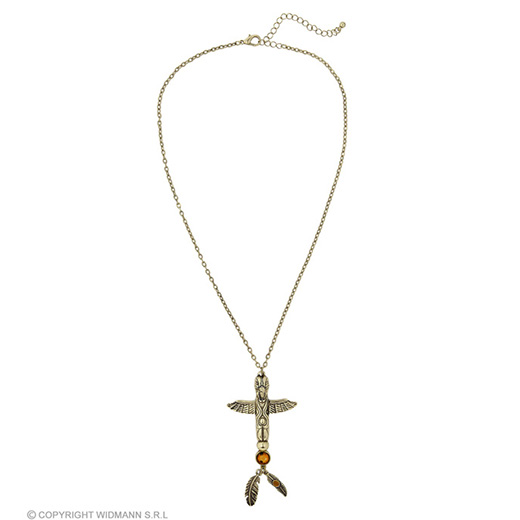 ketting totempaal met steen