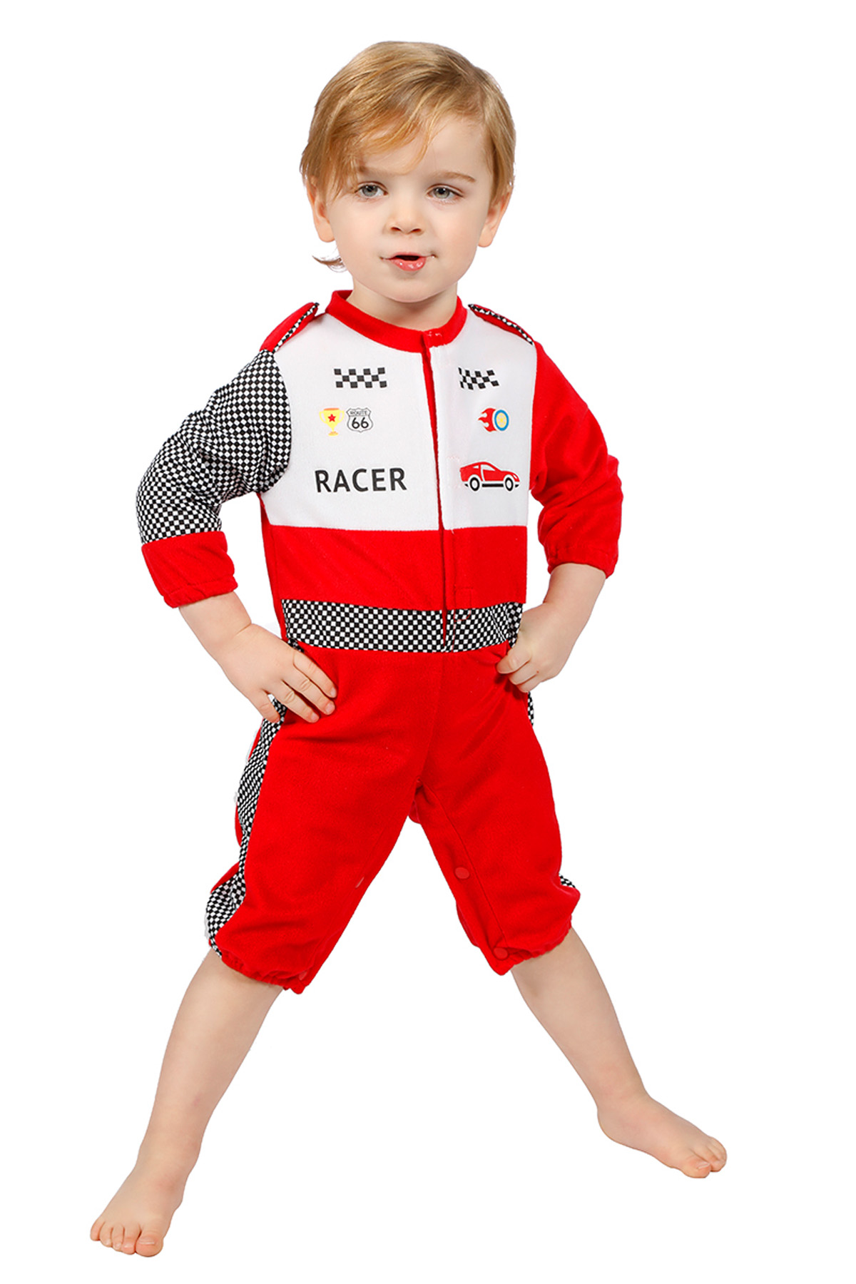 Onesie baby racer