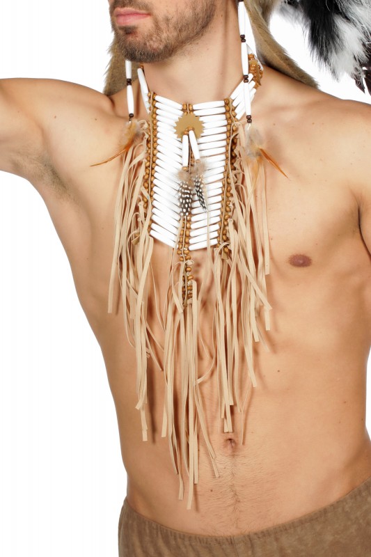 Ketting indiaan wit de luxe