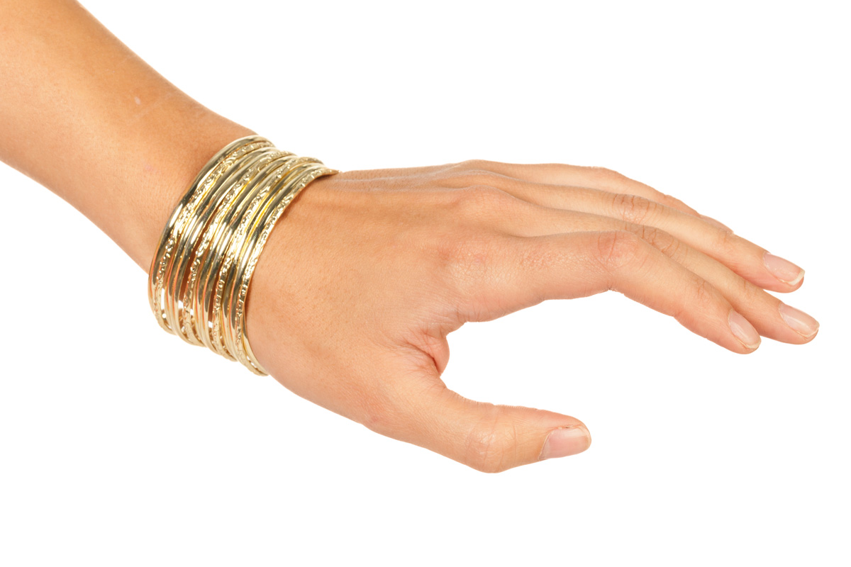 Armband gouden ringen