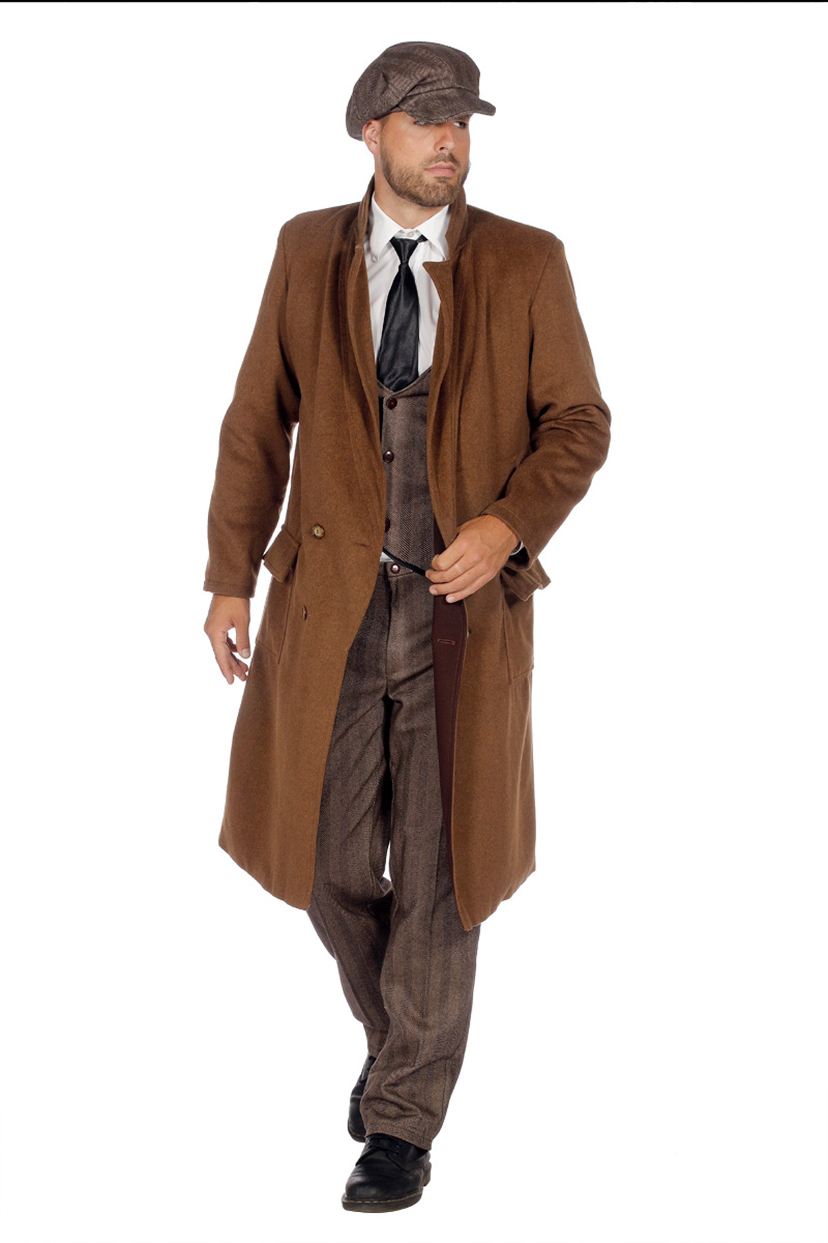 Roaring 20's overjas bruin