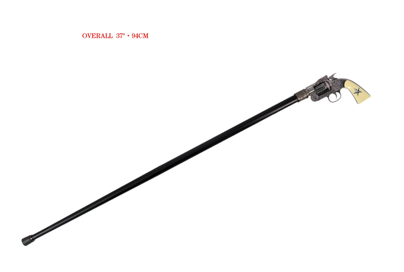 Wandelstok pistool met ster