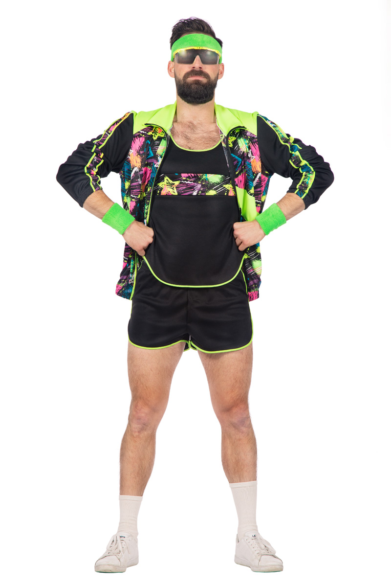 Retro Aerobic fitness outfit (V)