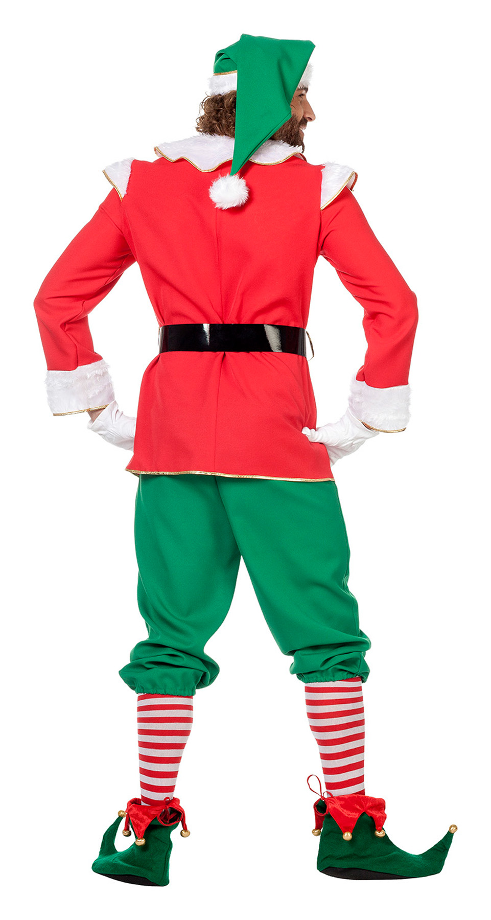 Elf rood/groen met muts