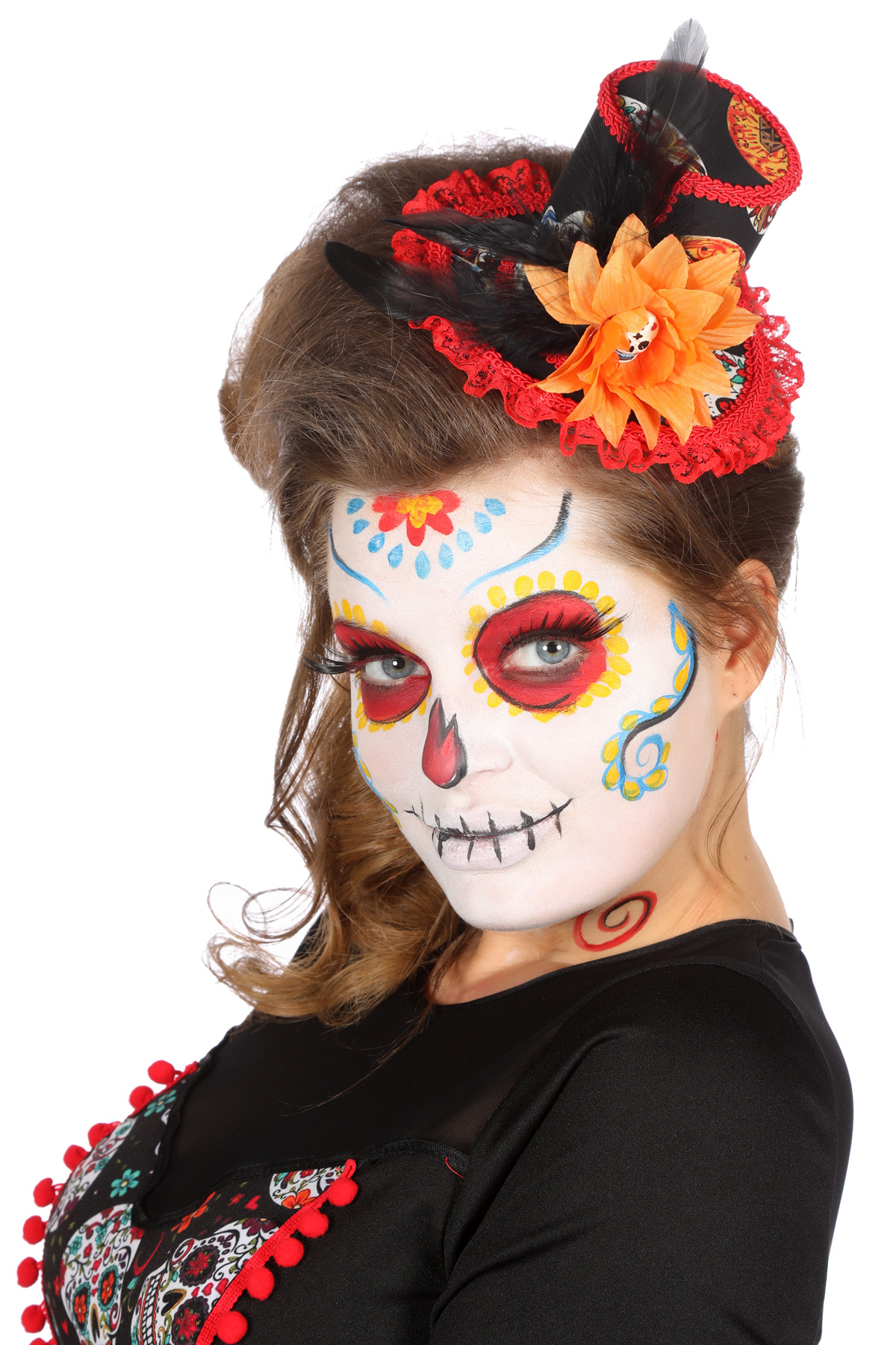 Hoed mini Day of the Dead