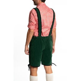 Lederhose Johann kort groen