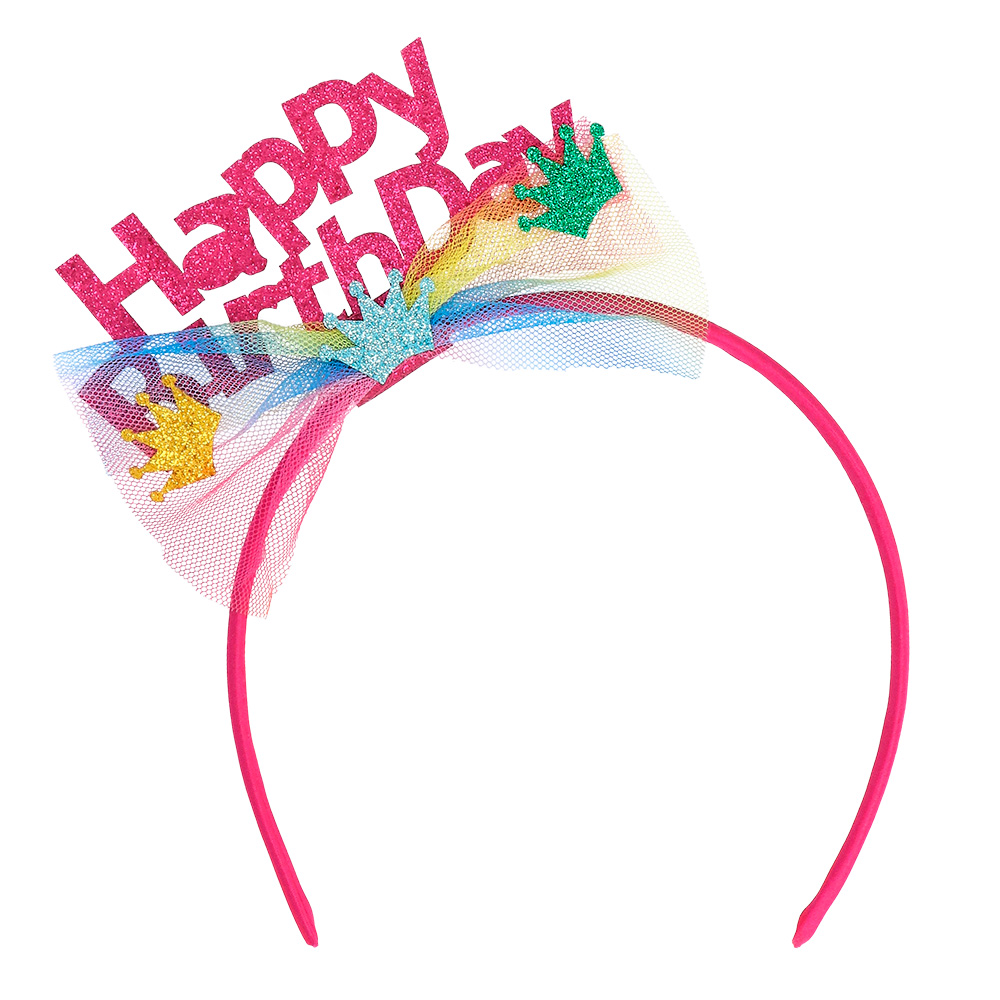Set fee 'Happy birthday' (tutu, diadeem en stafje)