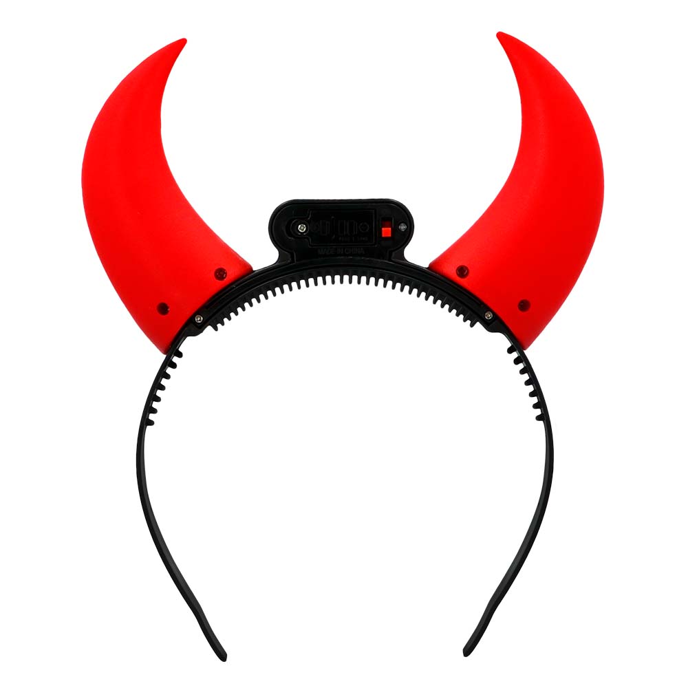 LED diadeem Duivelhoorntjes