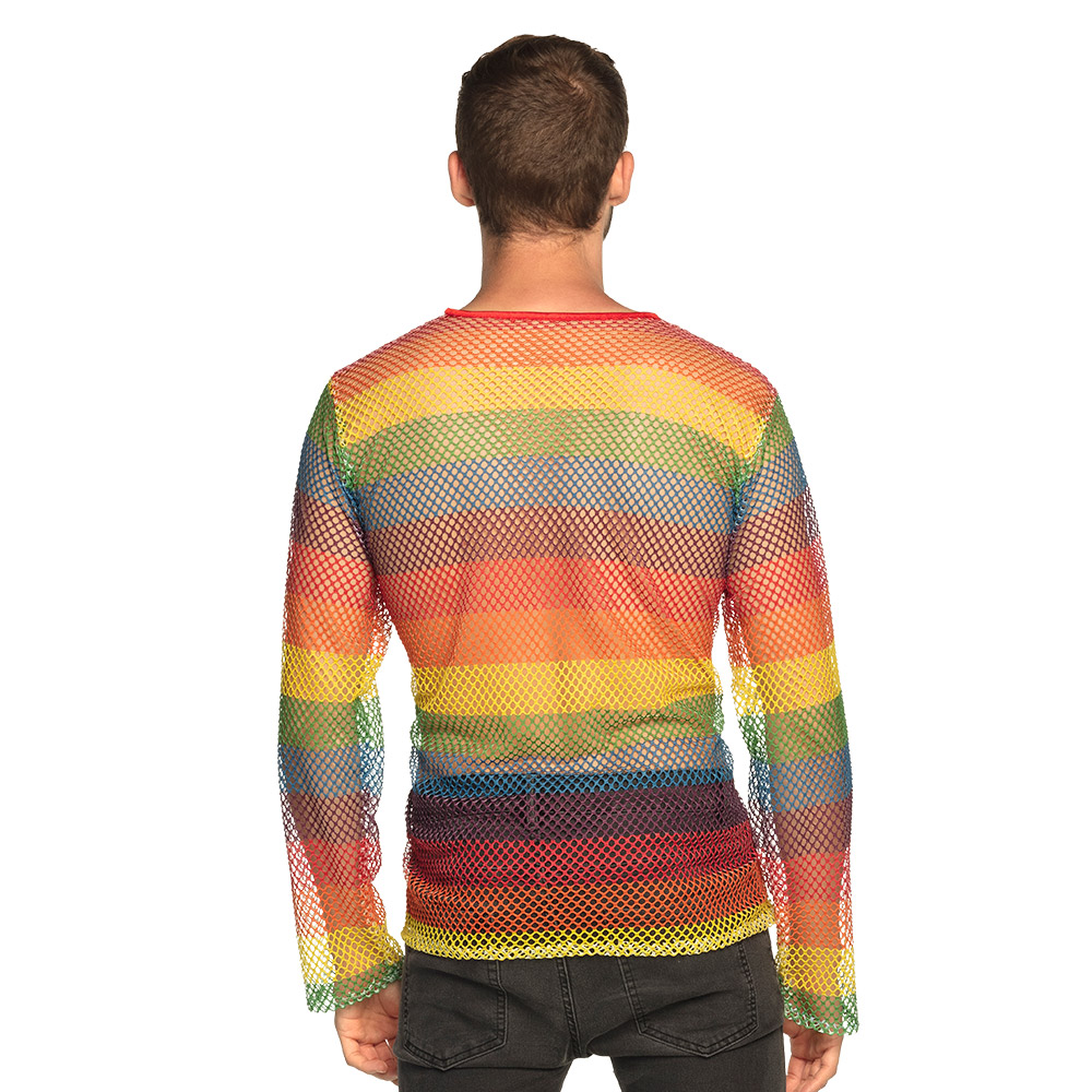 Visnet shirt regenbogen (L/XL)